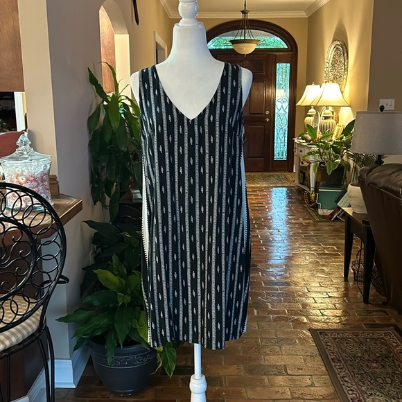 Old Navy Mixed Print Shift Dress szL - Picture 4 of 11